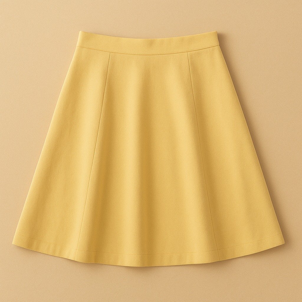 Butter A-Line Skirt — standalone complete unbranded garment