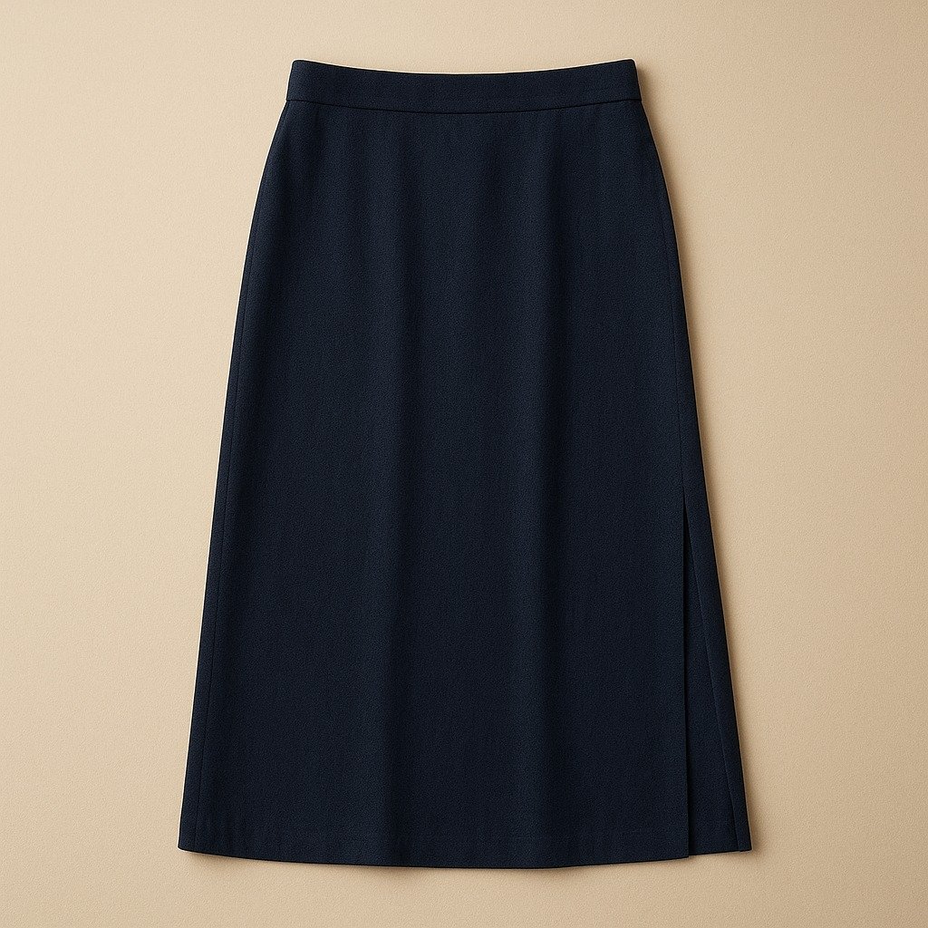 Ink Column Maxi Skirt — standalone complete unbranded garment